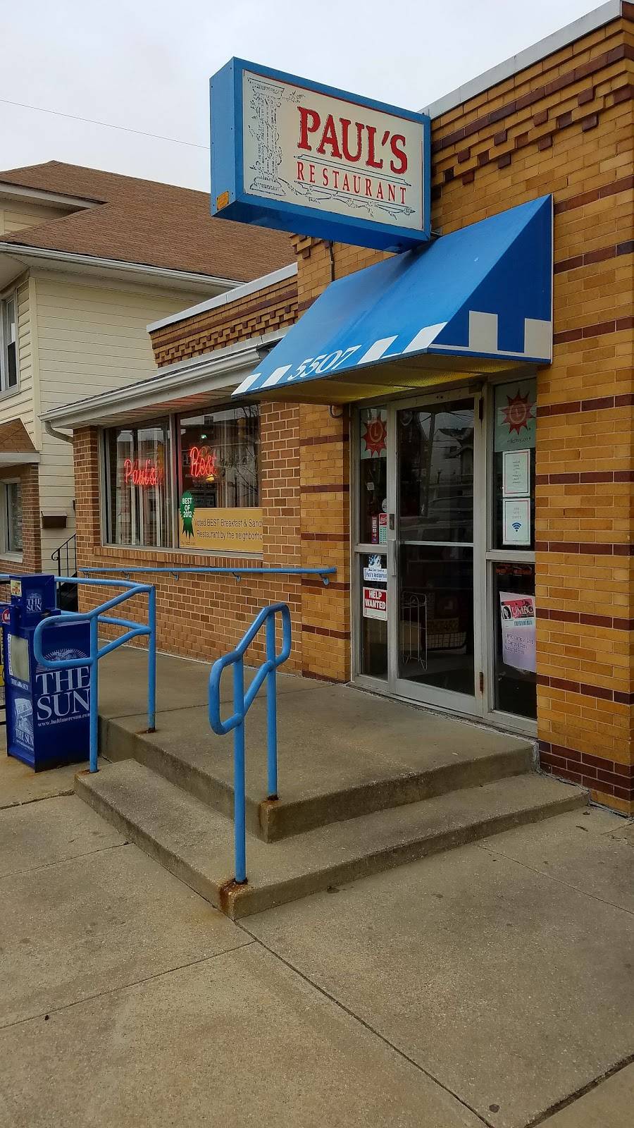 Pauls Restaurant | restaurant | 5507 Oregon Ave, Arbutus, MD 21227, USA | 4102475620 OR +1 410-247-5620