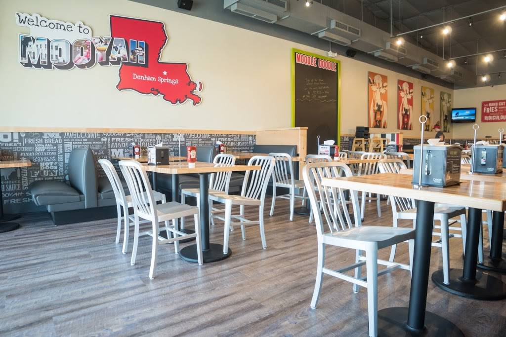 MOOYAH Burgers, Fries & Shakes | restaurant | 120 Bass Pro Blvd Ste E, Denham Springs, LA 70726, USA | 2252434649 OR +1 225-243-4649