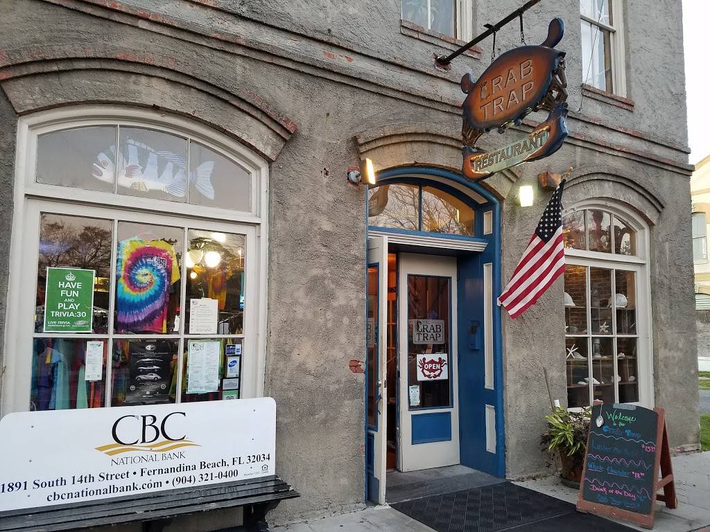 Crab Trap | restaurant | 4101, 31 N 2nd St, Fernandina Beach, FL 32034, USA | 9042614749 OR +1 904-261-4749
