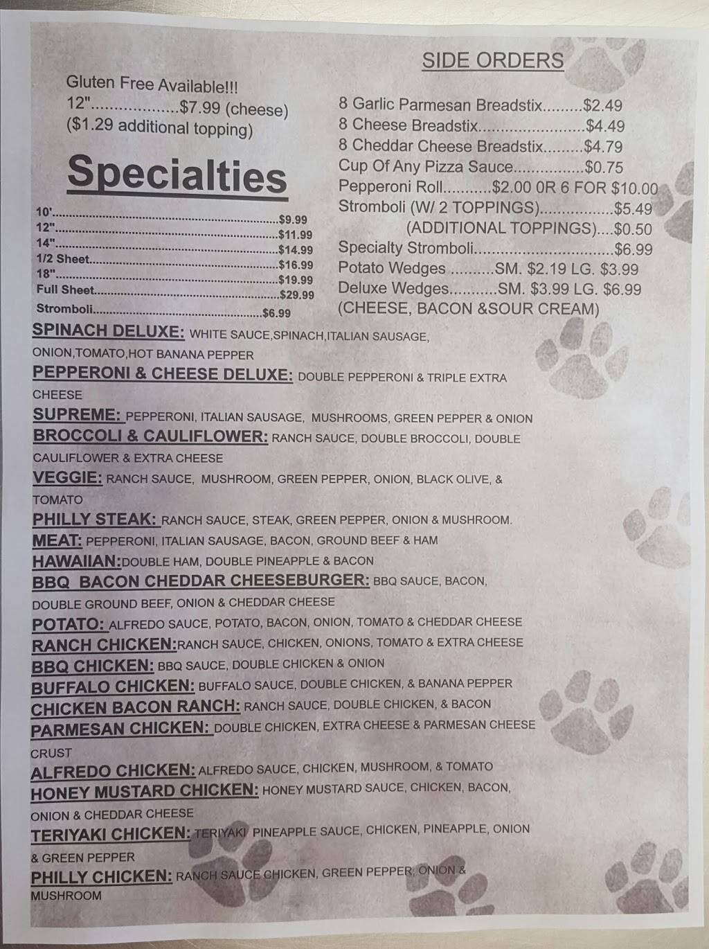 Tiger Den Pizza | restaurant | 96 E Broad St, Newton Falls, OH 44444, USA | 3308725577 OR +1 330-872-5577