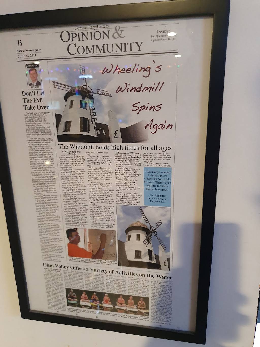 The Windmill | restaurant | 470 Stone Blvd, Wheeling, WV 26003, USA | 3049056205 OR +1 304-905-6205