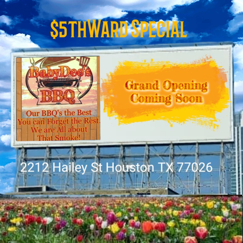 BabyDees Barbeque | meal takeaway | 3919 Tolnay St, Houston, TX 77021, USA | 7133446003 OR +1 713-344-6003