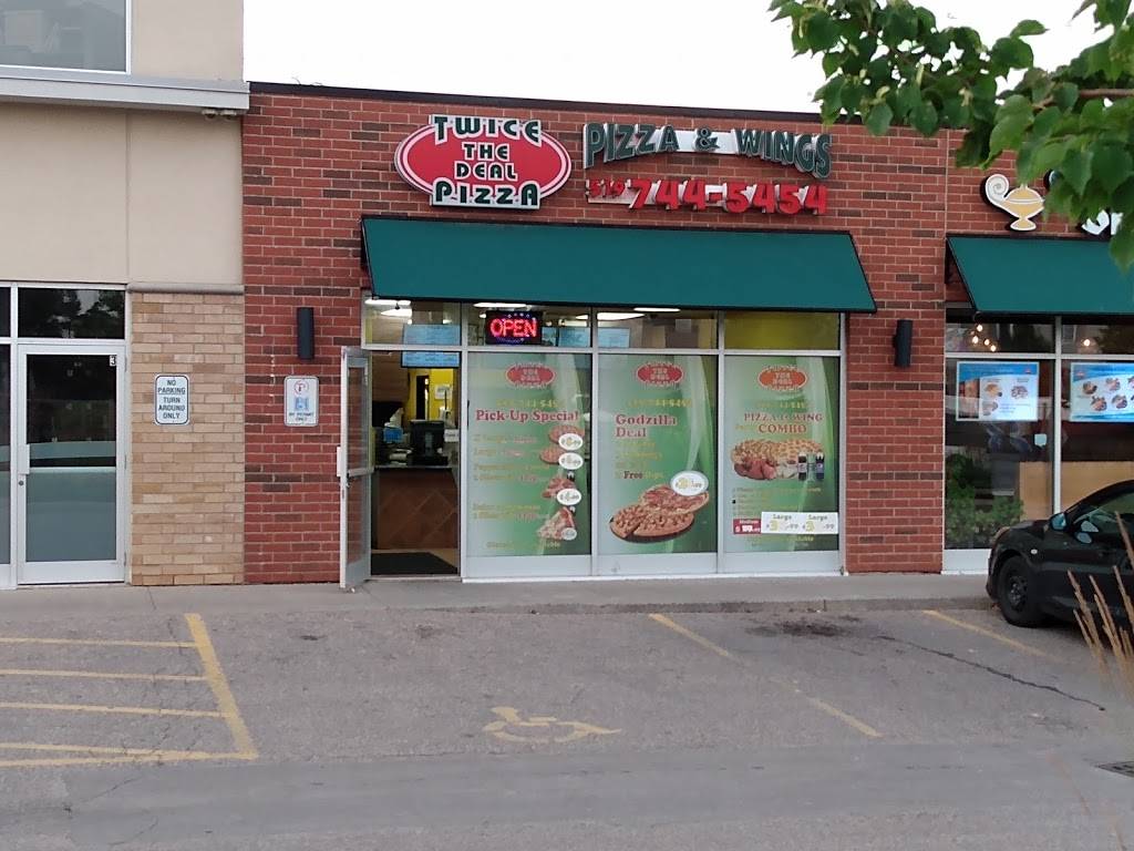 Twice The Deal Pizza | restaurant | 1450 Block Line Rd, Kitchener, ON N2C 0A5, Canada | 5197445454 OR +1 519-744-5454