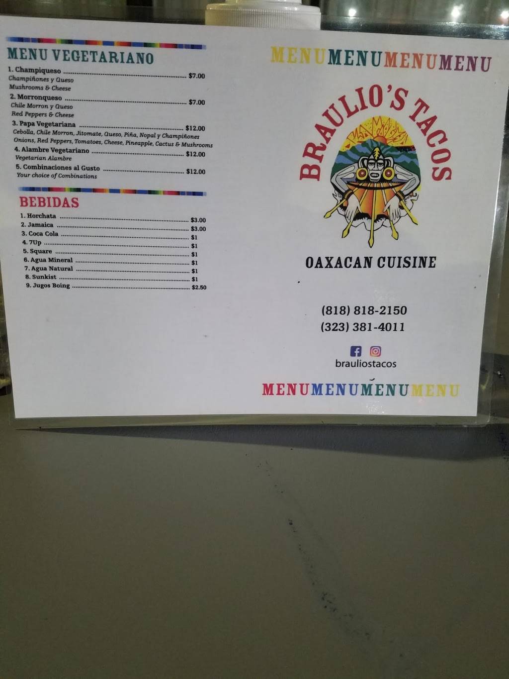 BRAULIOS TACOS | restaurant | 5171 Sunset Blvd, Los Angeles, CA 90027, USA | 8188182150 OR +1 818-818-2150