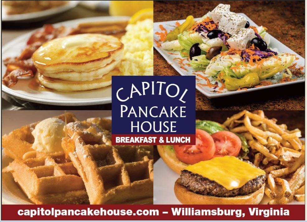 Capitol Pancake House | cafe | 802 Capitol Landing Rd, Williamsburg, VA 23185, USA | 7575641238 OR +1 757-564-1238