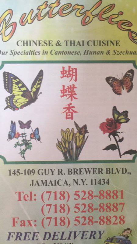 Butterflies chinese restaurant | restaurant | 145-109 Guy R Brewer Blvd, Jamaica, NY 11434, USA | 7185288881 OR +1 718-528-8881