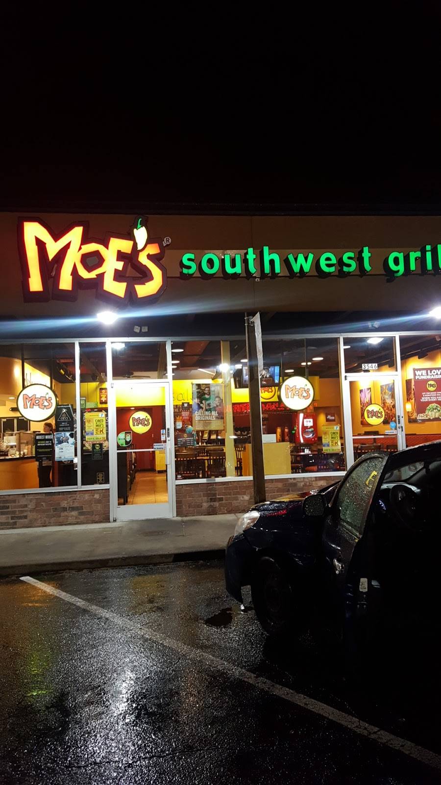 Moes Southwest Grill | restaurant | UNIVERSITY OF MEMPHIS, 3546 Walker Ave, Memphis, TN 38111, USA | 9015900192 OR +1 901-590-0192