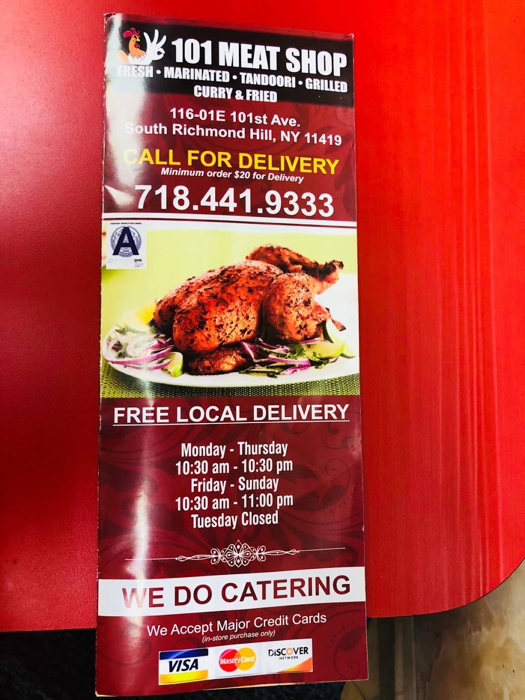 101 MEAT SHOP | restaurant | 116-01 101st Ave, South Richmond Hill, NY 11419, USA | 7184419333 OR +1 718-441-9333