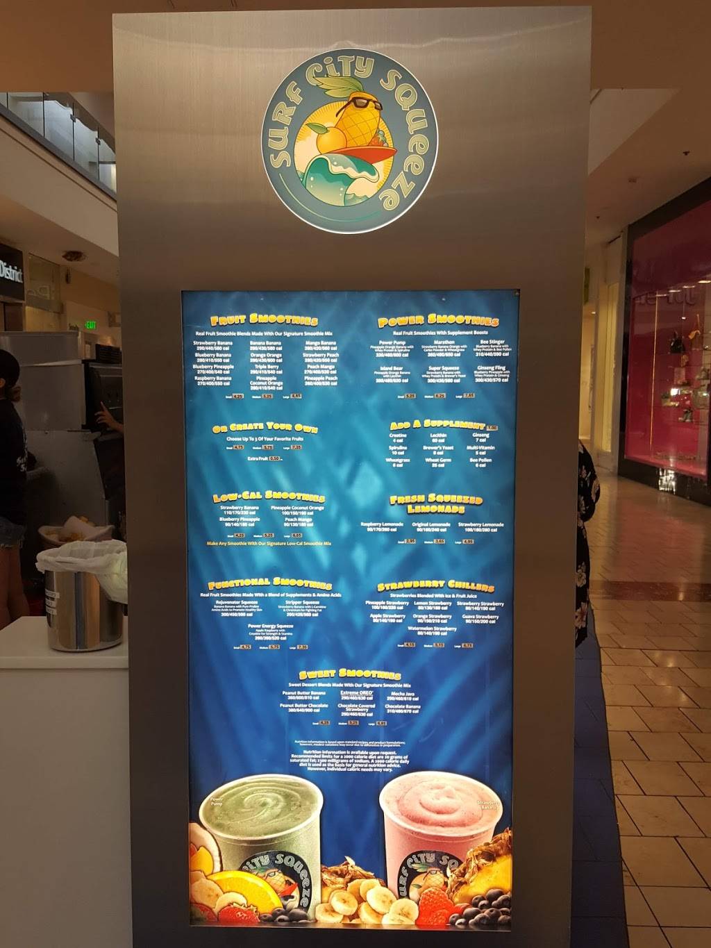 Surf City Squeeze | restaurant | 3030 Plaza Bonita Rd Suite 9003, National City, CA 91950, USA | 6194756636 OR +1 619-475-6636