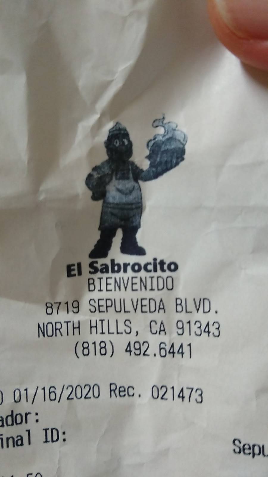 El Sabrocito | restaurant | 8729-8721, Sepulveda Blvd, North Hills, CA 91343, USA | 8184926441 OR +1 818-492-6441