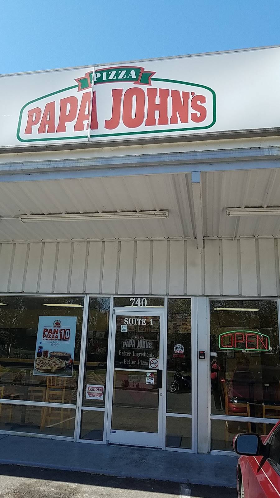 Papa Johns Pizza | restaurant | 740 Volunteer Pkwy Suite 1, Bristol, TN 37620, USA | 4239687272 OR +1 423-968-7272