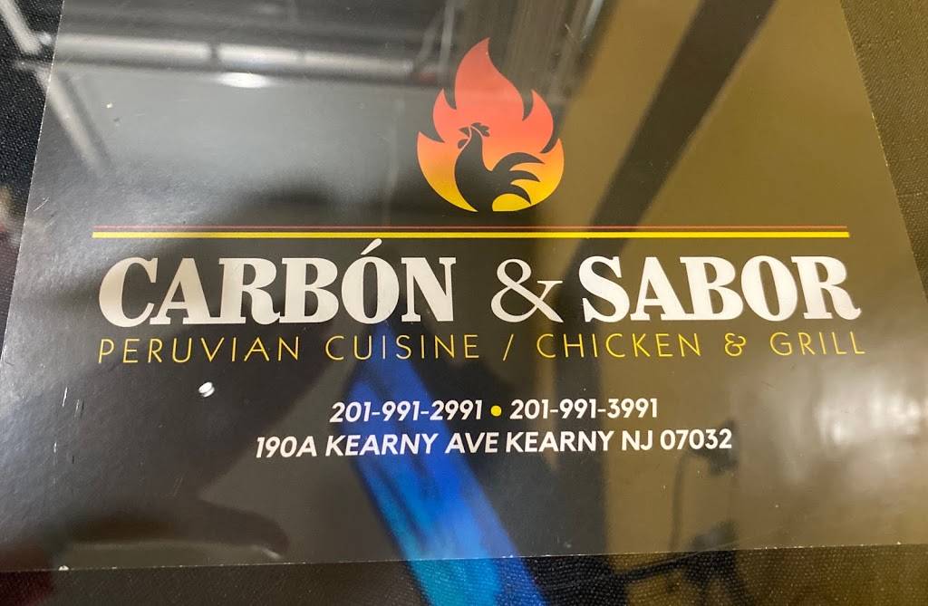 Pollería Carbon & Sabor | restaurant | 190A Kearny Ave, Kearny, NJ 07032, USA | 2019912991 OR +1 201-991-2991