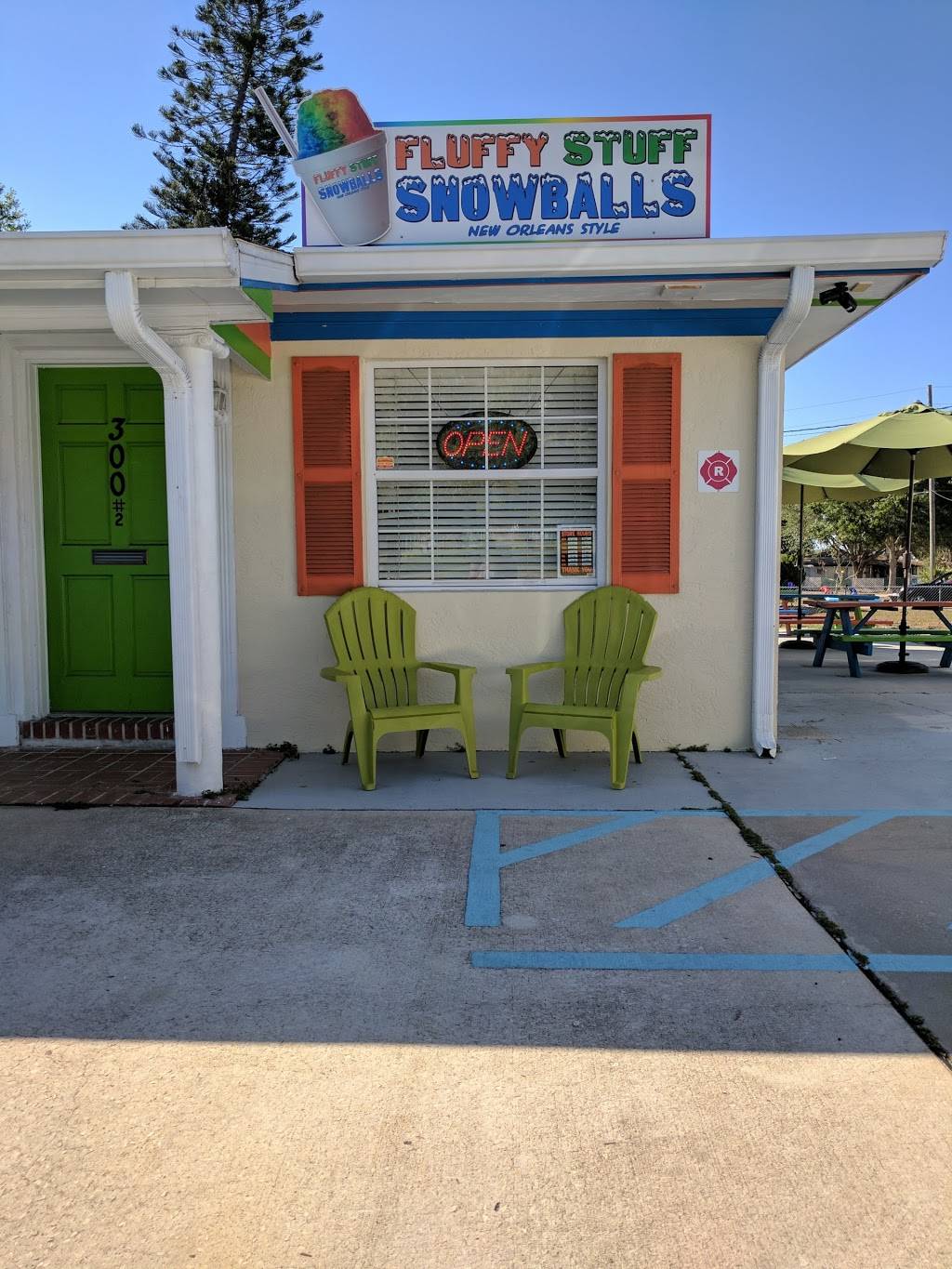 Fluffy Stuff Snowballs & Ice Cream - New Orleans Style | restaurant | 300 W Interlake Blvd, Lake Placid, FL 33852, USA | 8634650935 OR +1 863-465-0935