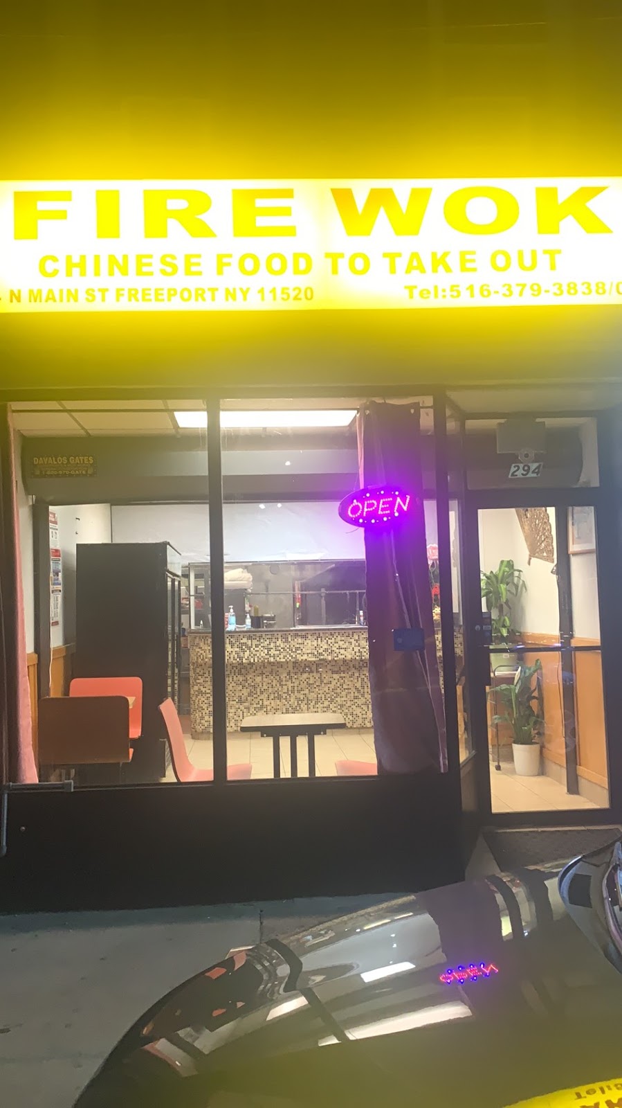 FireWok Chinese Restaurant | meal takeaway | 294 N Main St, Freeport, NY 11520, USA | 5163793838 OR +1 516-379-3838