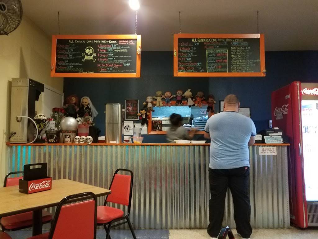 Monster Burgers and more | restaurant | 5201 S Flores St, San Antonio, TX 78214, USA | 2109827121 OR +1 210-982-7121