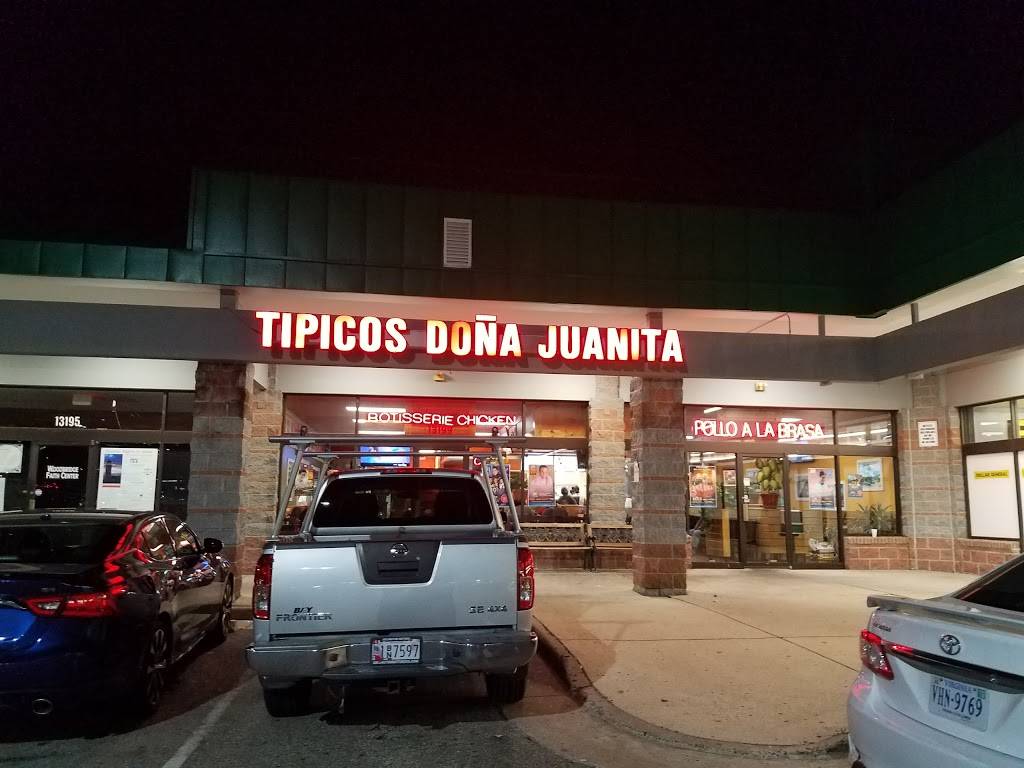 Tipicos Dona Juanita | restaurant | 13199 Occoquan Rd, Woodbridge, VA 22191, USA | 7034903878 OR +1 703-490-3878