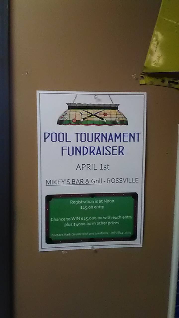 Mikeys Bar & Grill | restaurant | 6021 E U.S. HWY 24 suite A, Rossville, KS 66533, USA | 7855846021 OR +1 785-584-6021