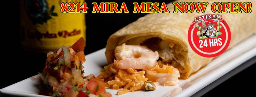 Cotixan Mexican Food | restaurant | 8214 Mira Mesa Blvd #101, San Diego, CA 92126, USA | 8583972227 OR +1 858-397-2227