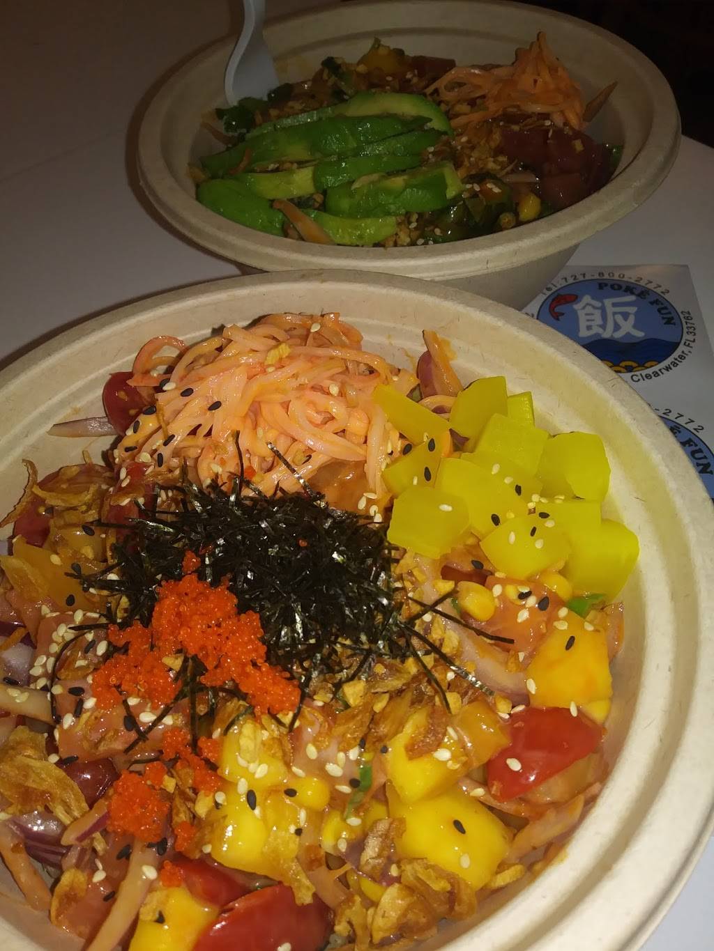 Poke Fun | restaurant | 2727 Ulmerton Rd Suite 110, Clearwater, FL 33762, USA | 7278002772 OR +1 727-800-2772