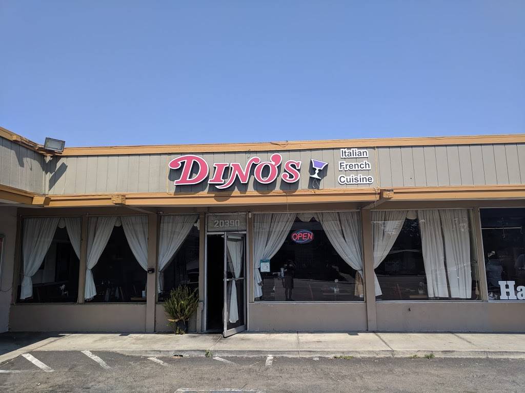 Dinos Restaurant | restaurant | 20390 Lake Chabot Rd, Castro Valley, CA 94546, USA | 5105371454 OR +1 510-537-1454