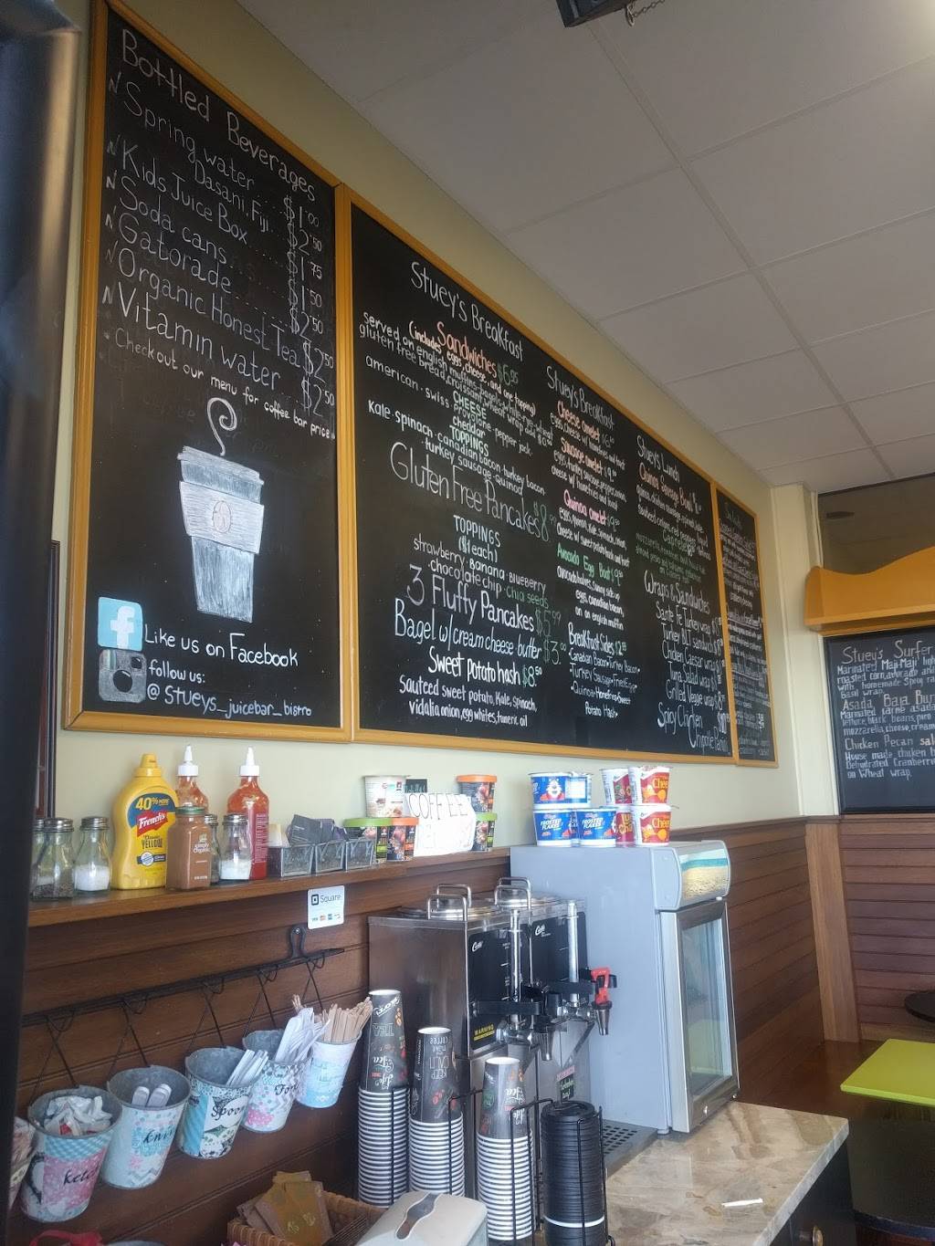 Stueys Juice Bar & Bistro | restaurant | 5302 Boardwalk, Wildwood, NJ 08260, USA | 6094253474 OR +1 609-425-3474