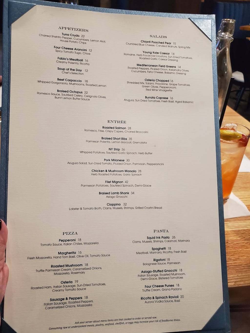 Osteria by Fabio Viviani | restaurant | 2111 Butterfield Rd, Downers Grove, IL 60515, USA | 6304343896 OR +1 630-434-3896