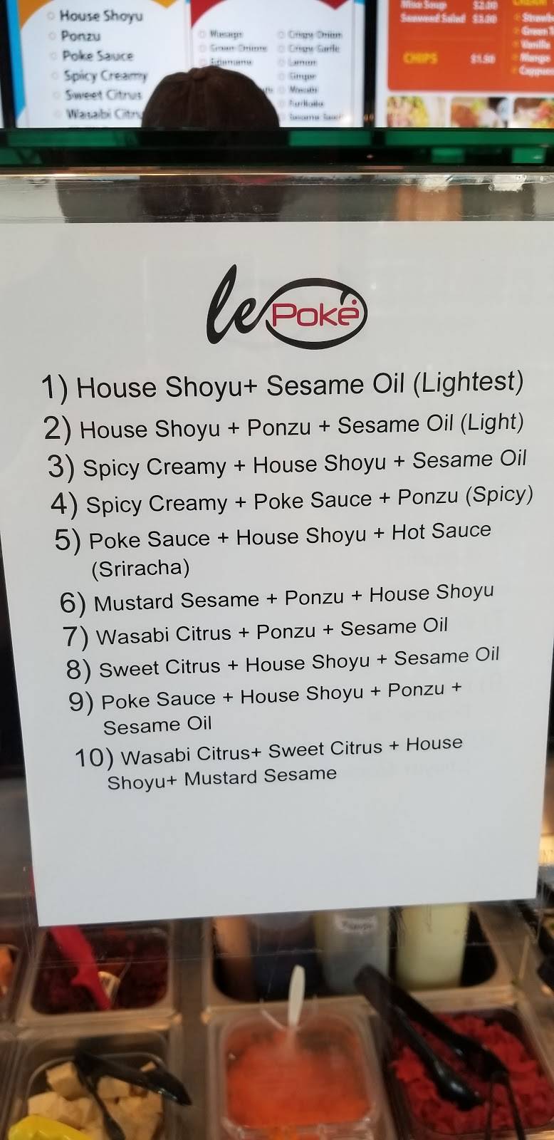 Le Poke | restaurant | 27313 Jefferson Ave, Temecula, CA 92590, USA | 9517193400 OR +1 951-719-3400