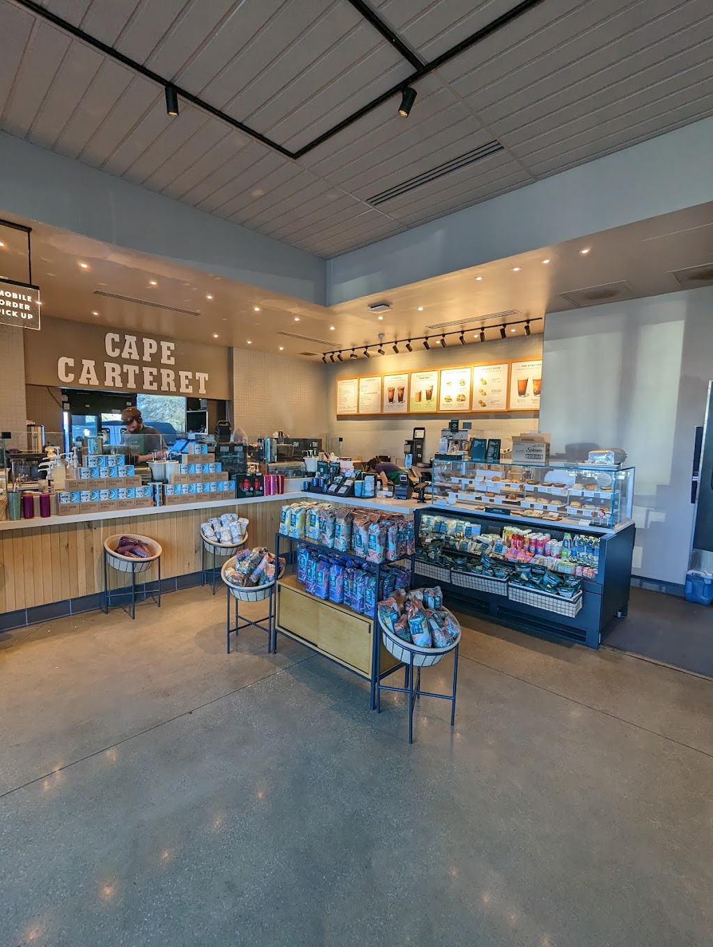 Starbucks | cafe | 101 W B McLean Dr, Cape Carteret, NC 28584, USA | 2526166206 OR +1 252-616-6206