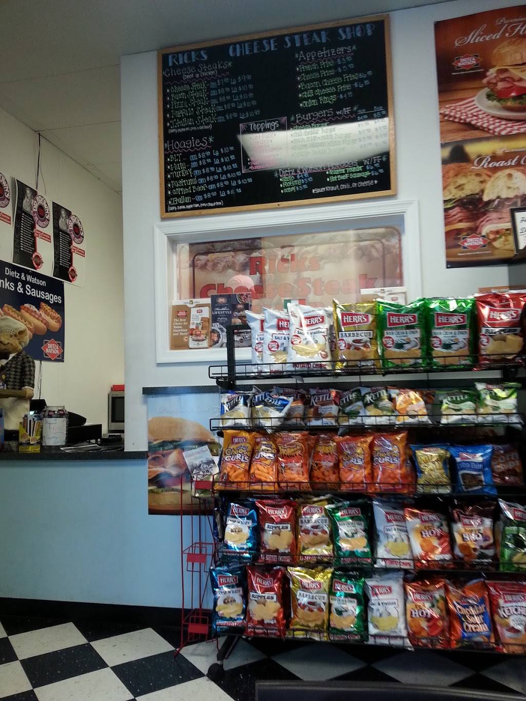 Ricks Cheesesteak Shop | restaurant | 12971 Jefferson Ave, Newport News, VA 23608, USA | 7578980800 OR +1 757-898-0800