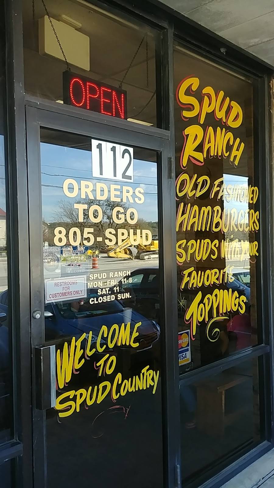 Spud Ranch | restaurant | 1330 Aquarena Springs Dr #112, San Marcos, TX 78666, USA | 5128057783 OR +1 512-805-7783