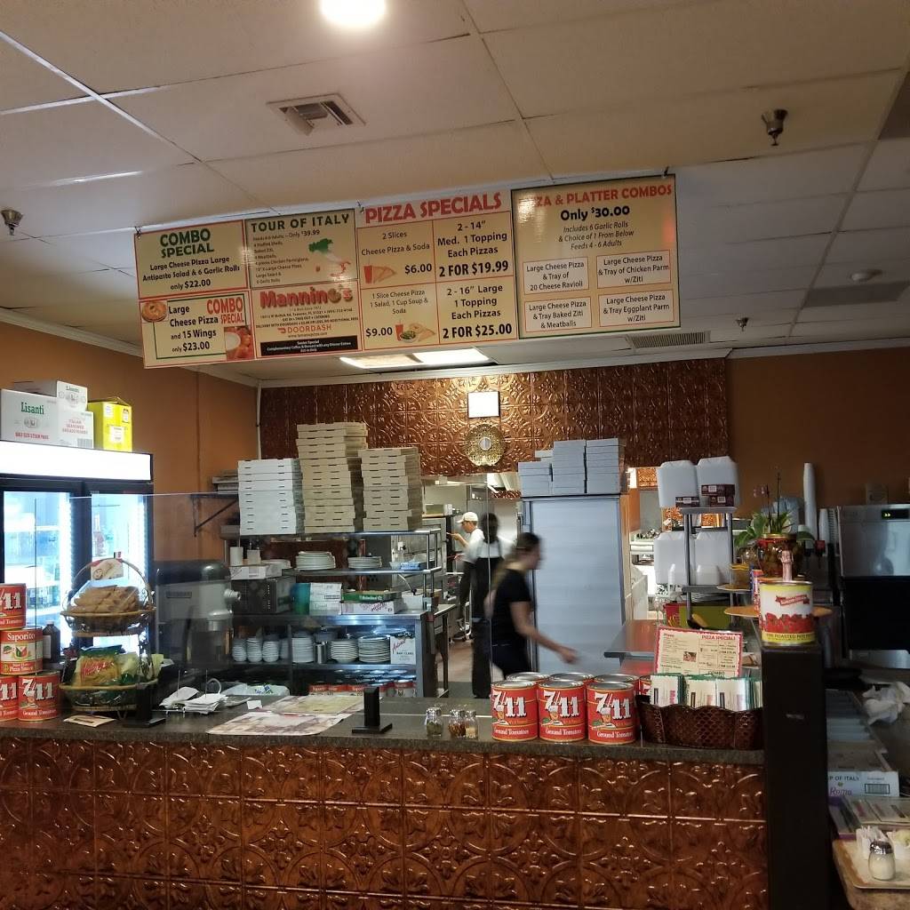 Manninos Italian Restaurant and Pizzeria | restaurant | 10012 W McNab Rd, Tamarac, FL 33321, USA | 9547224168 OR +1 954-722-4168