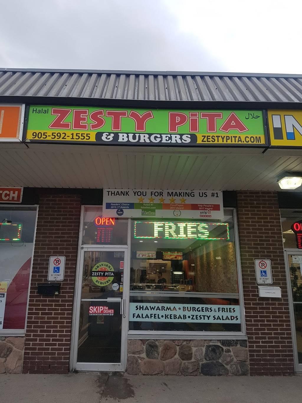 Zesty Pita - Shawarma & Halal Grill | restaurant | 4033 New St, Burlington, ON L7L 1S8, Canada | 9055921555 OR +1 905-592-1555