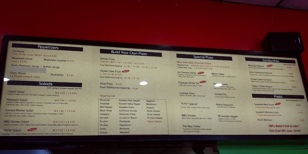 Fat Tomato Pizza | meal delivery | 1389 W Park Western Dr, San Pedro, CA 90732, USA | 3105148914 OR +1 310-514-8914