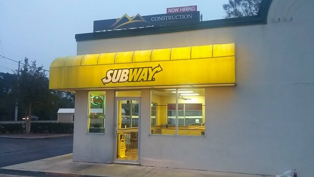 Subway Restaurants | restaurant | 2195 FL-16, St. Augustine, FL 32084, USA | 9048250130 OR +1 904-825-0130