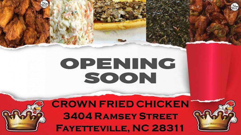 Crown Fried Chicken Ramsey Street | restaurant | 3404 Ramsey St, Fayetteville, NC 28311, USA | 9107792261 OR +1 910-779-2261
