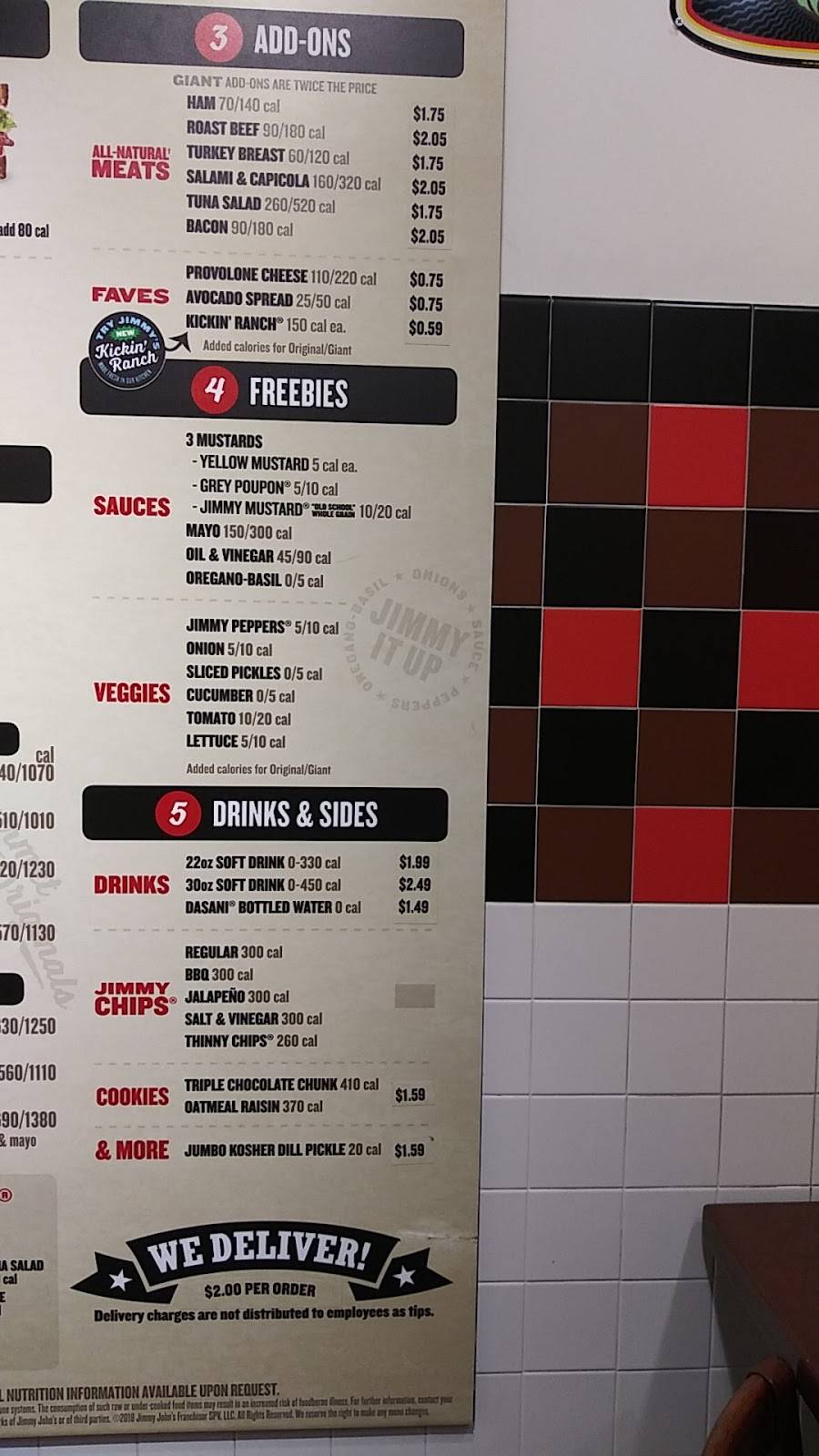 Jimmy Johns | meal delivery | 4012 Eastgate Dr, Orlando, FL 32839, USA | 4073540336 OR +1 407-354-0336