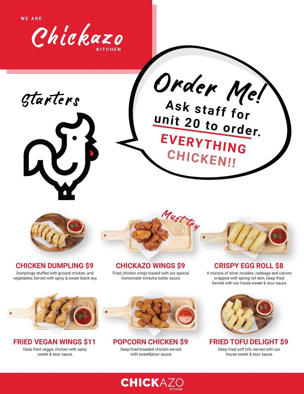 Chickazo Kitchen | restaurant | 11419 Santa Monica Blvd #20, Los Angeles, CA 90025, USA | 3235245955 OR +1 323-524-5955