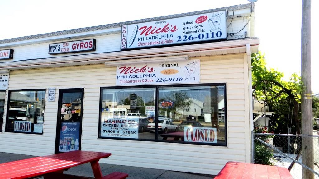 Nicks Philadelphia Cheese Steaks & Gyros | restaurant | 1800 Coastal Hwy, Dewey Beach, DE 19971, USA | 3022260110 OR +1 302-226-0110