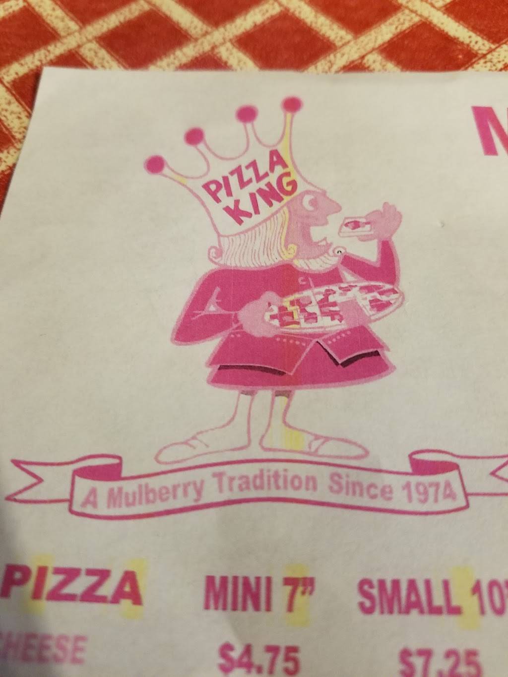 Pizza King of Mulberry | restaurant | 137 S Glick St, Mulberry, IN 46058, USA | 7652962344 OR +1 765-296-2344
