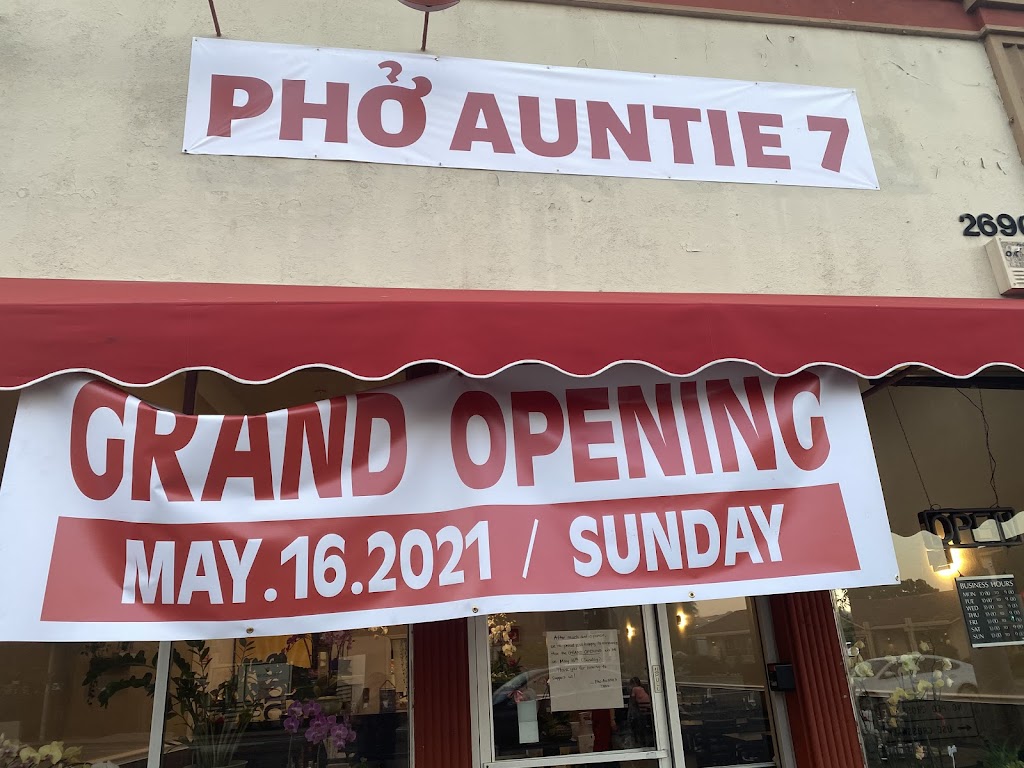 Pho Auntie 7 | restaurant | 2690 Castro Valley Blvd, Castro Valley, CA 94546, USA | 5108851068 OR +1 510-885-1068