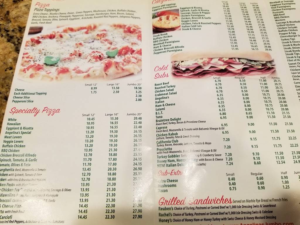 Angelinas Braintree | restaurant | 419 Elm St, Braintree, MA 02184, USA | 7818437827 OR +1 781-843-7827