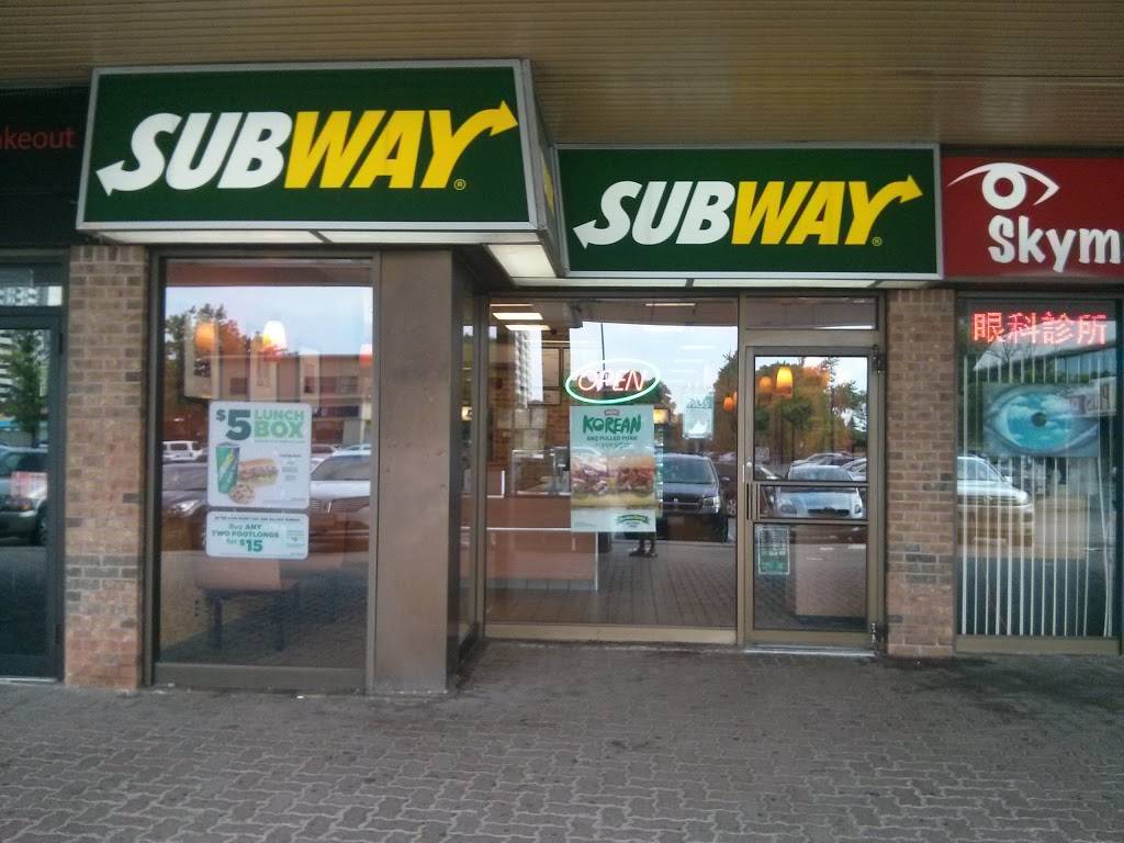 Subway | restaurant | Skymark Place Shopping Centre, 3555 Don Mills Rd Unit 6, North York, ON M2H 3N3, Canada | 6474393805 OR +1 647-439-3805