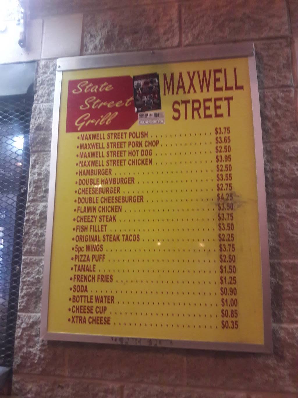 Maxwell Street Grill | restaurant | 7445 S State St, Chicago, IL 60619, USA | 7734877445 OR +1 773-487-7445