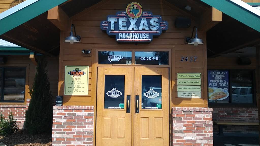 Texas Roadhouse | restaurant | 2457 S Hwy 27, Clermont, FL 34711, USA | 3522424441 OR +1 352-242-4441