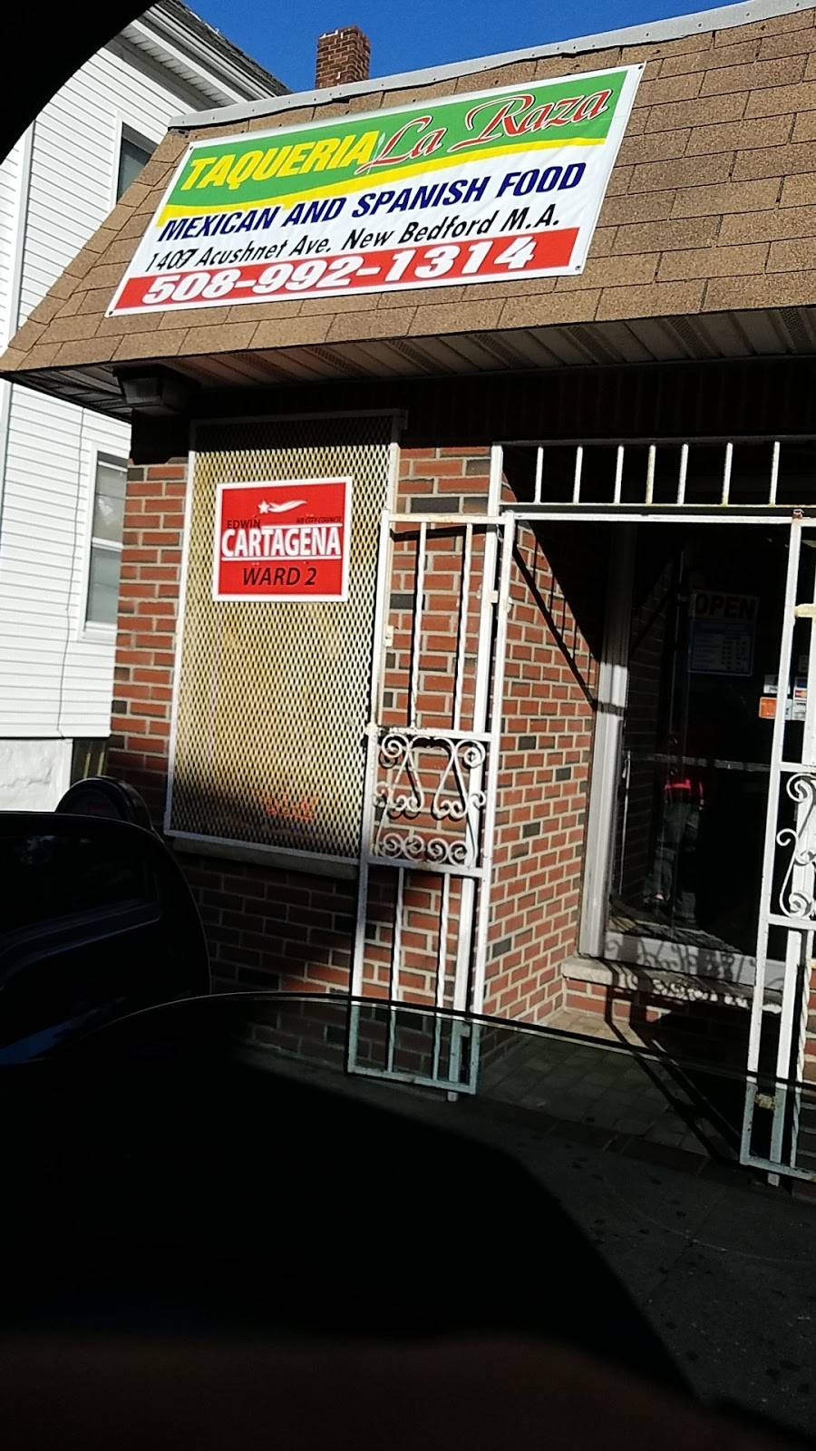 Taqueria La Raza | restaurant | 1408 Acushnet Ave, New Bedford, MA 02746, USA | 5089921314 OR +1 508-992-1314