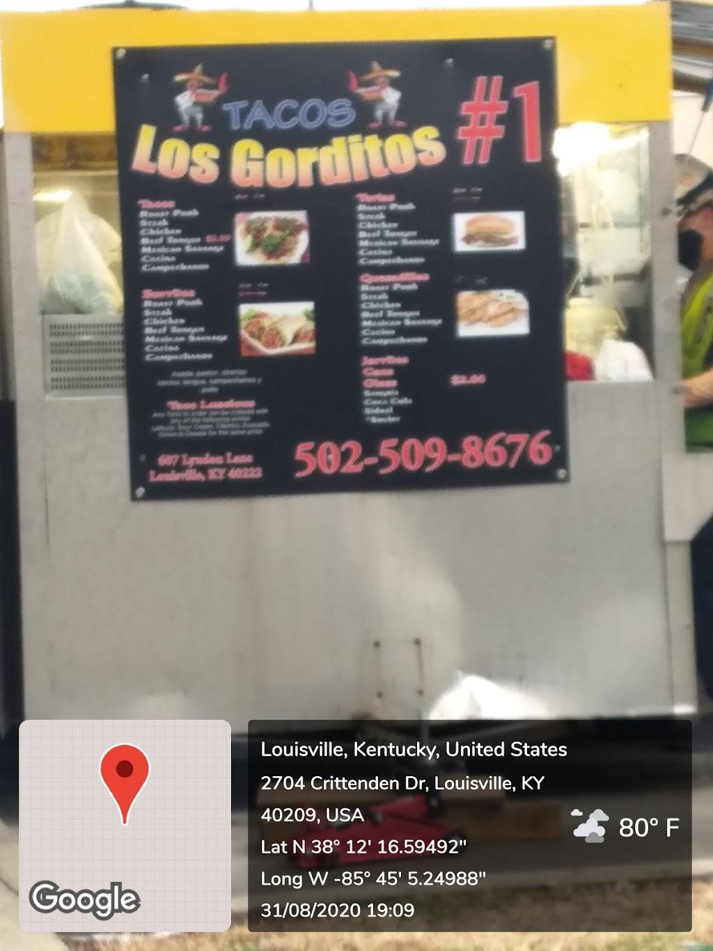 Tacos Los Gorditos #1 | restaurant | 2704 Crittenden Dr, Louisville, KY 40209, USA | 5028229595 OR +1 502-822-9595