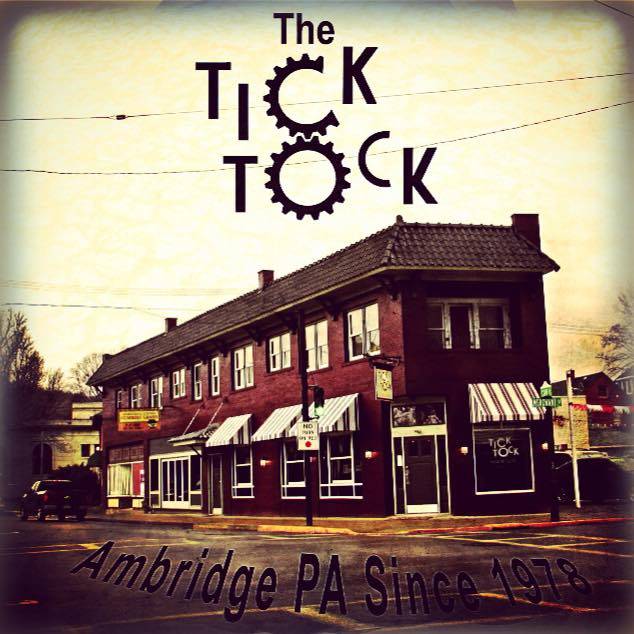 Tick Tock Bar & Cafe | cafe | 1101 Merchant St, Ambridge, PA 15003, USA | 7243188291 OR +1 724-318-8291