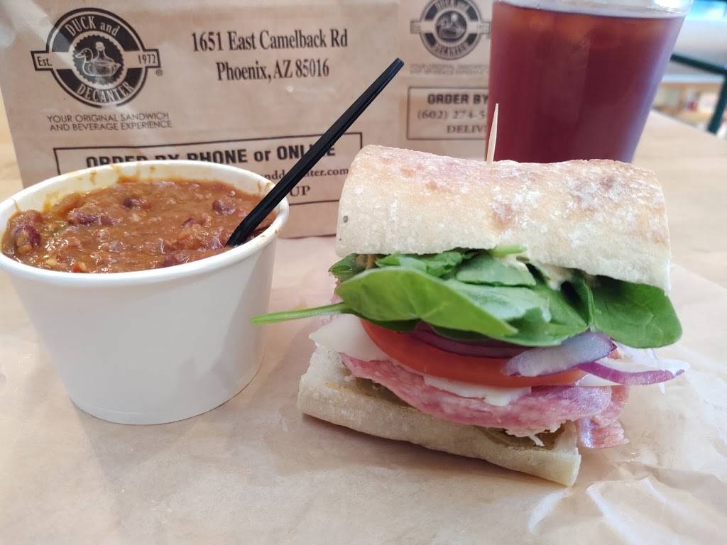 Duck and Decanter | restaurant | 1651 E Camelback Rd, Phoenix, AZ 85016, USA | 6022745429 OR +1 602-274-5429