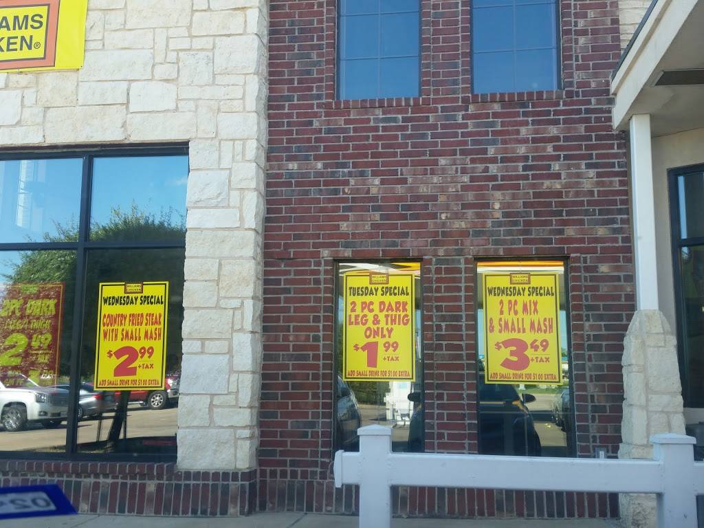 Williams Chicken | restaurant | 13000 Seagoville Rd, Balch Springs, TX 75180, USA | 9722861200 OR +1 972-286-1200