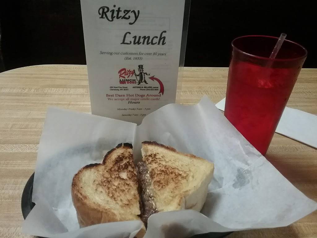 Ritzy Lunch | restaurant | 456 W Pike St, Clarksburg, WV 26301, USA | 3046223600 OR +1 304-622-3600